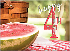 Select a verse or write your own. Patriotic Picnic Greeting Card A9032U-Y